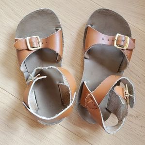 Brown leather Saltwater Sandals